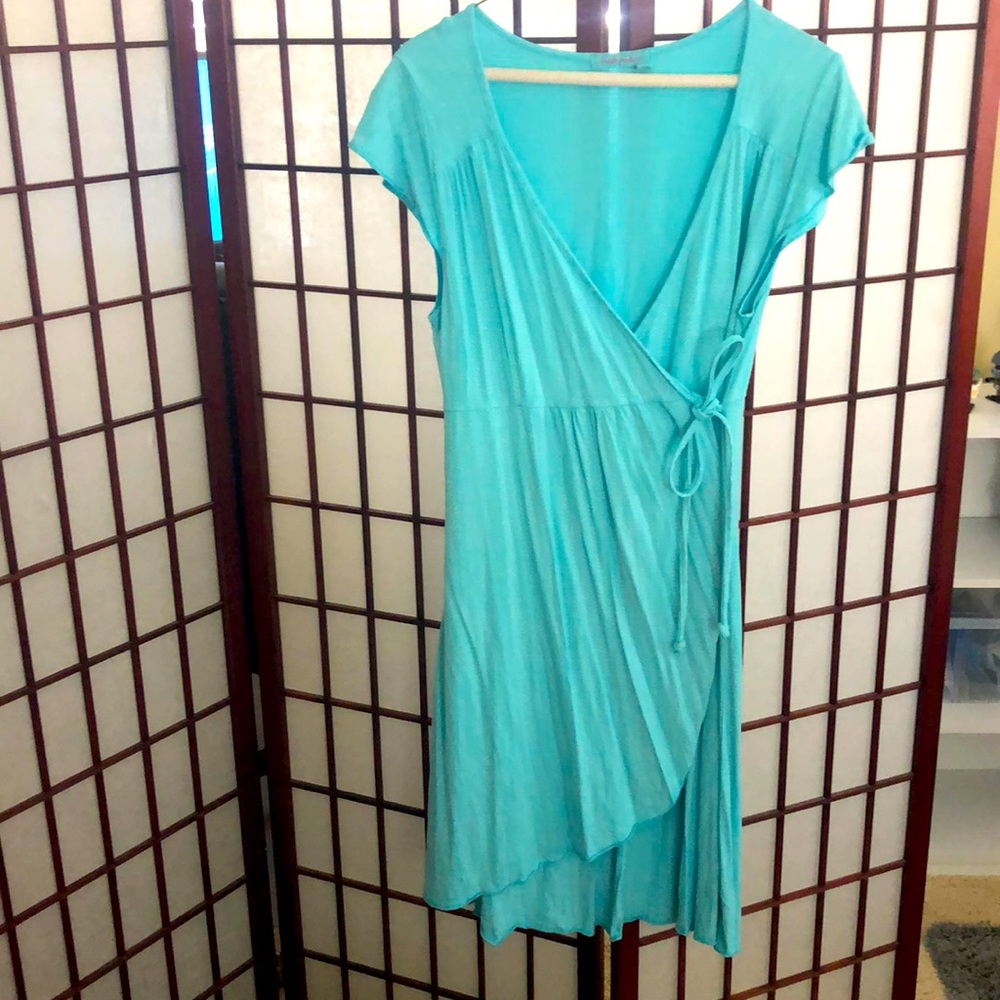Fresh Produce Wrap dress